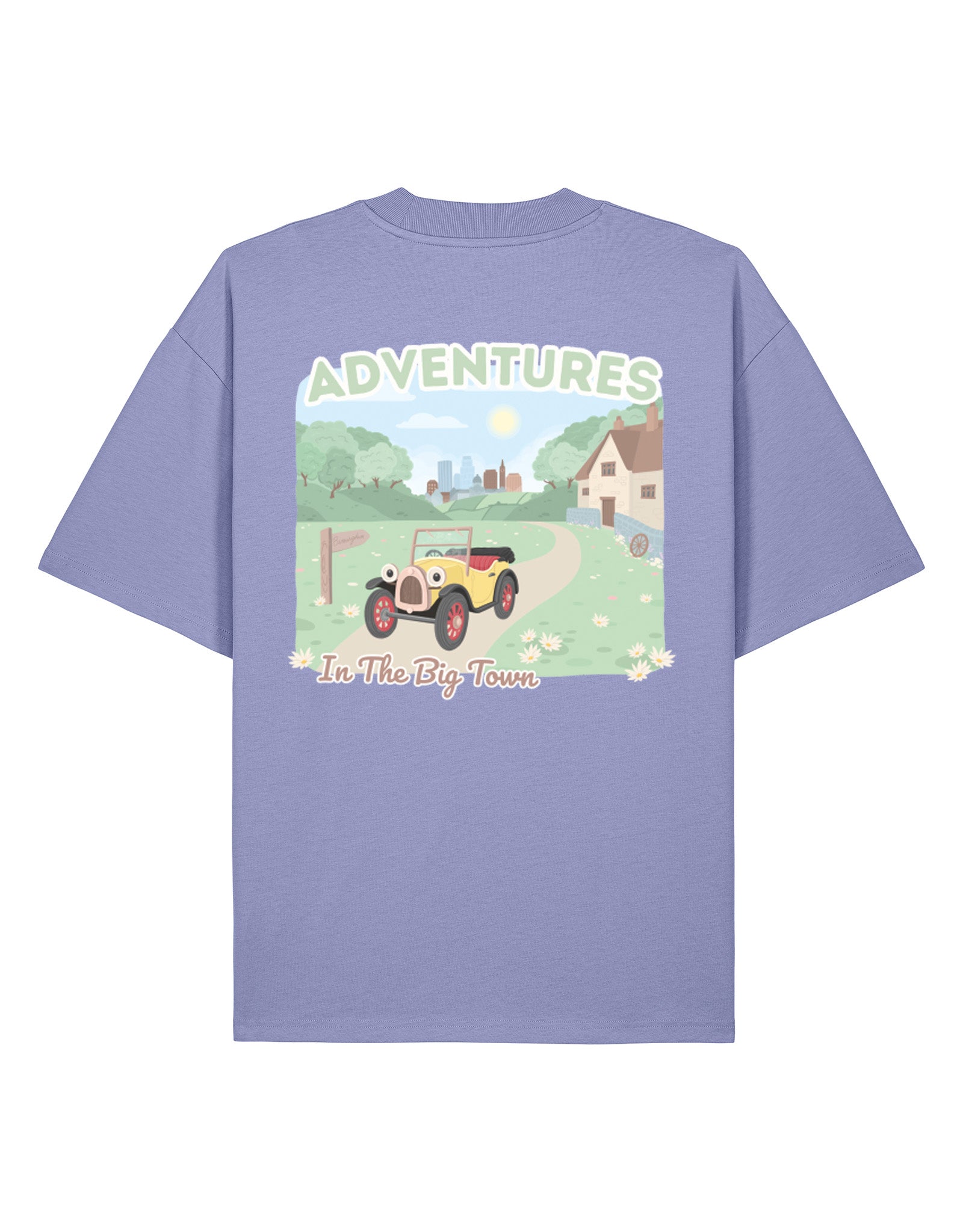 Brum Printed Oversized Organic Cotton T-Shirt