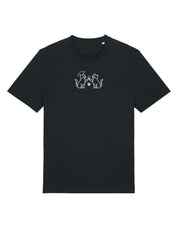 Cat Club Embroidered Organic Cotton T-Shirt
