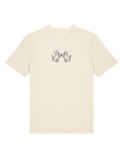 Cat Club Embroidered Organic Cotton T-Shirt