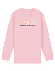Cats Embroidered Organic Cotton Childrens Sweatshirt