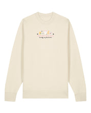 Cats Embroidered Organic Cotton Sweatshirt