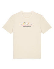 Cats Embroidered Organic Cotton T-Shirt