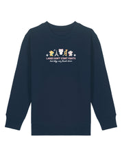 Cats Embroidered Organic Cotton Childrens Sweatshirt