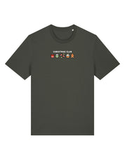 Christmas Club Embroidered Organic Cotton T-Shirt
