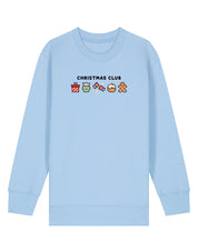 Christmas Club Embroidered Organic Cotton Childrens Sweatshirt