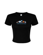 Cinderella Embroidered Micro Rib Baby Tee
