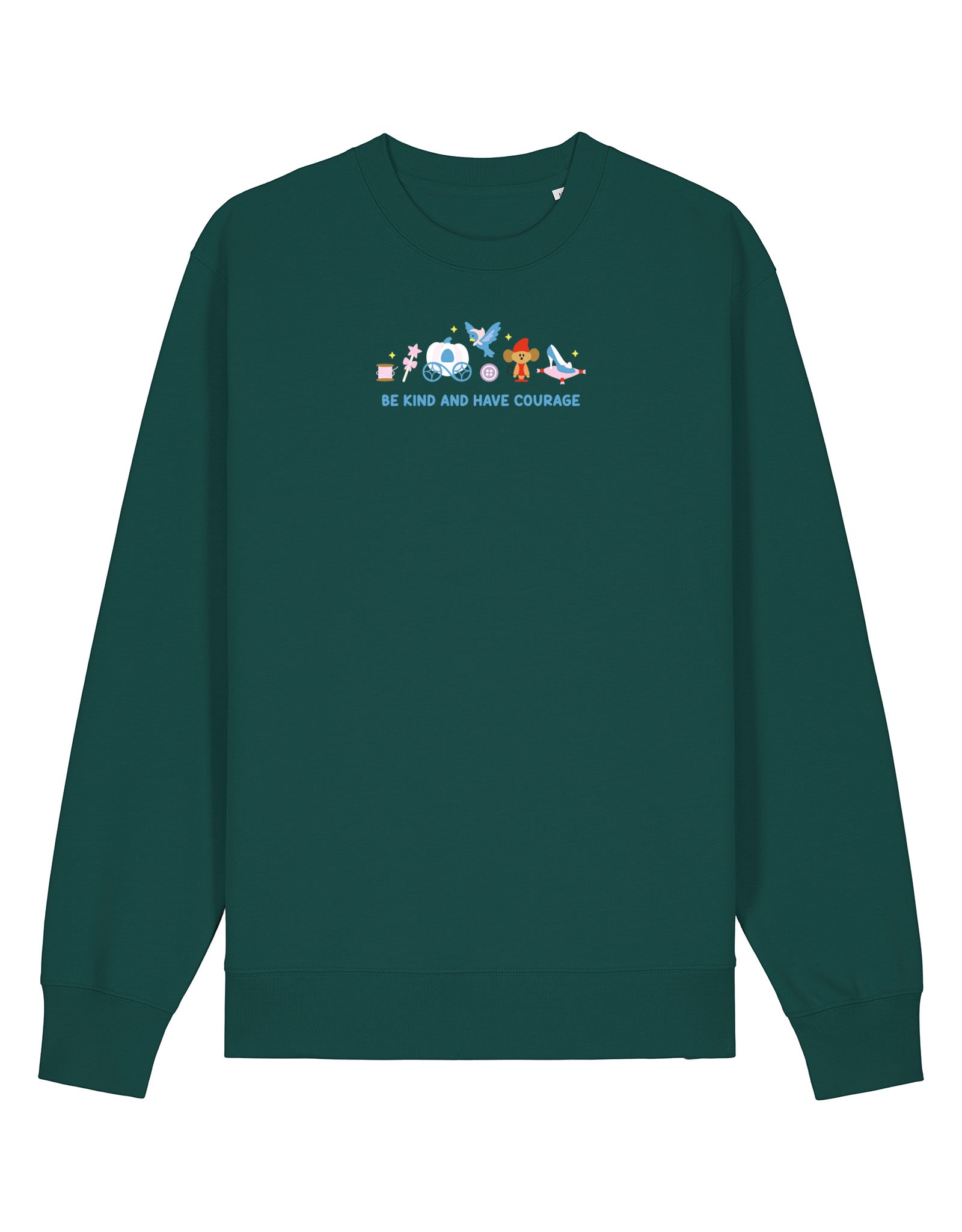 Cinderella Embroidered Organic Cotton Sweatshirt