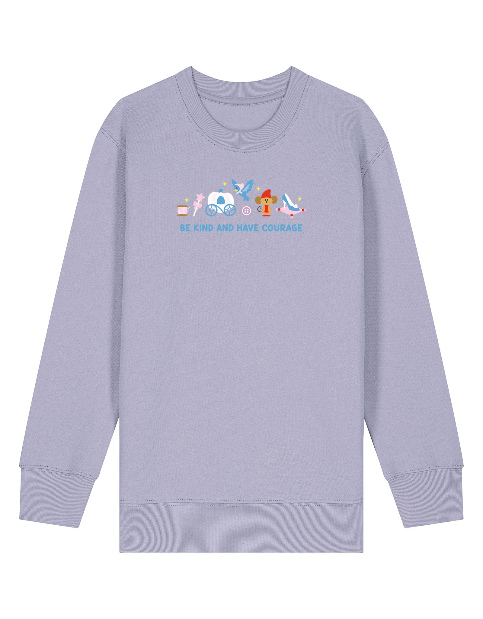 Cinderella Embroidered Organic Cotton Childrens Sweatshirt