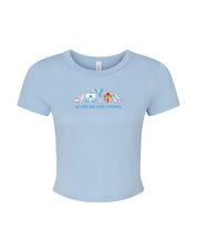 Cinderella Embroidered Micro Rib Baby Tee