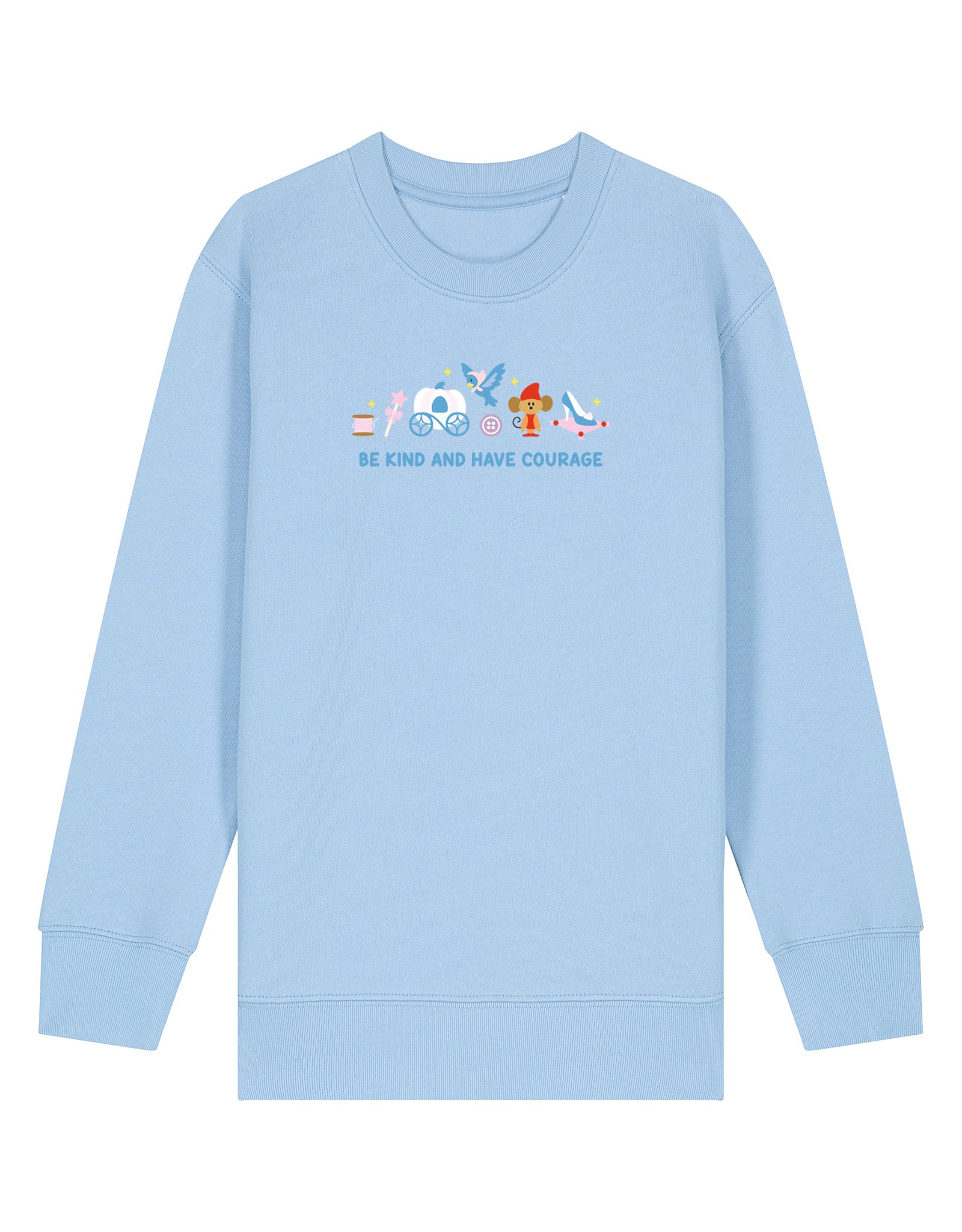 Cinderella Embroidered Organic Cotton Childrens Sweatshirt