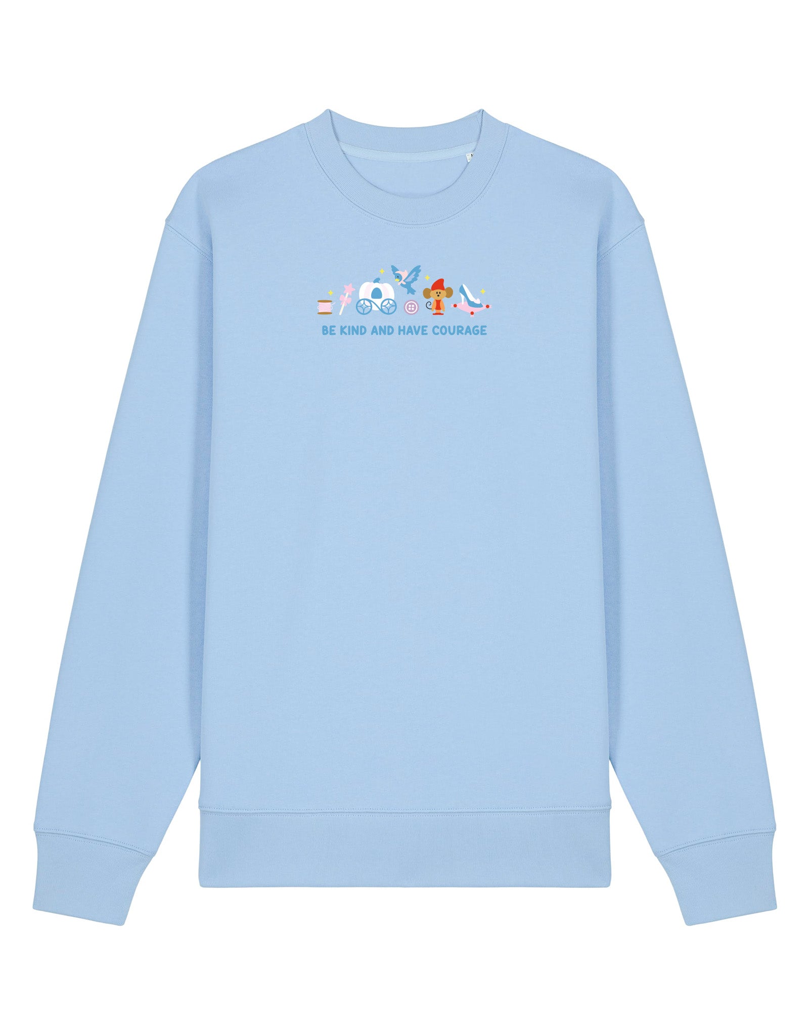 Cinderella Embroidered Organic Cotton Sweatshirt