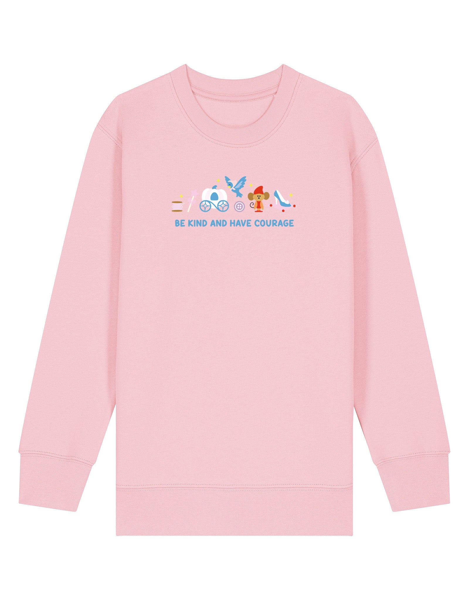 Cinderella Embroidered Organic Cotton Childrens Sweatshirt