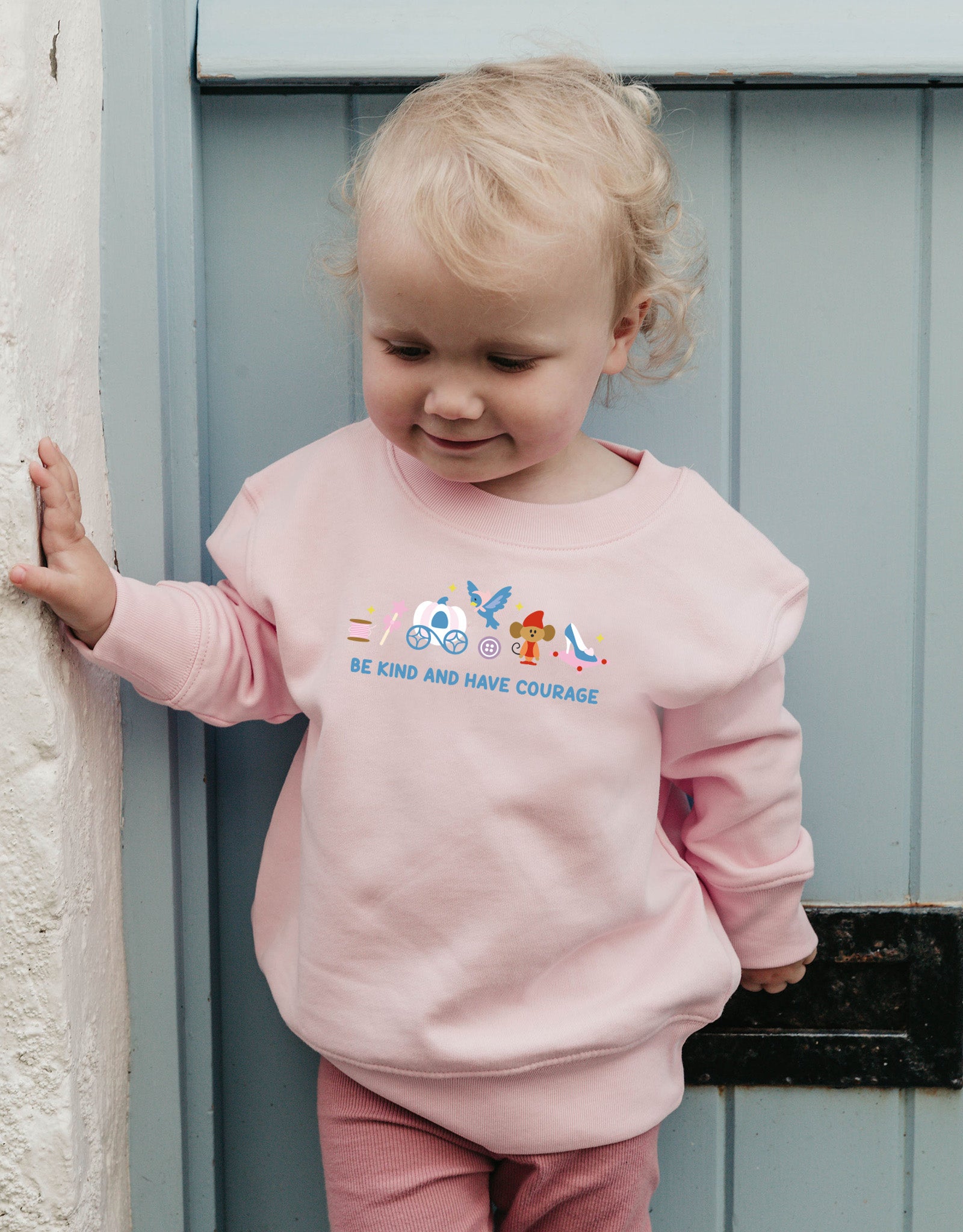 Cinderella Embroidered Organic Cotton Childrens Sweatshirt