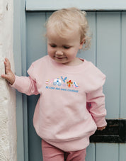 Cinderella Embroidered Organic Cotton Childrens Sweatshirt