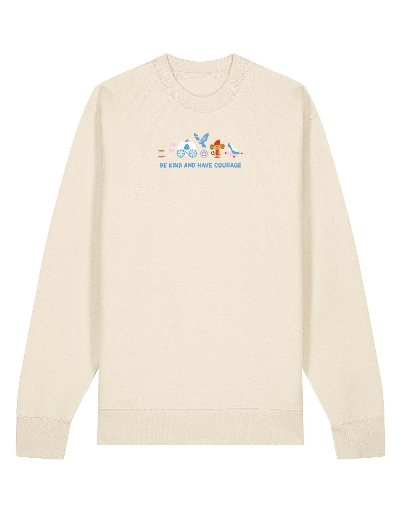 Cinderella Embroidered Organic Cotton Sweatshirt