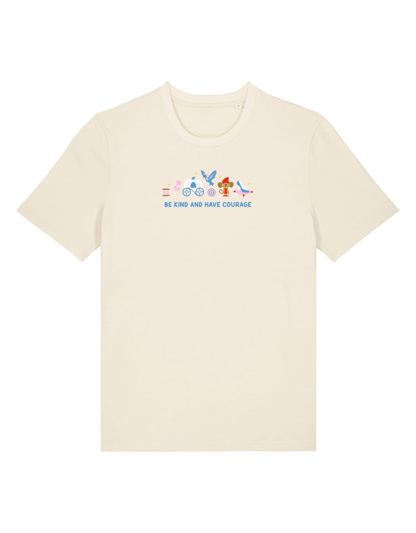 Cinderella Embroidered Organic Cotton T-Shirt