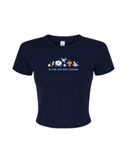Cinderella Embroidered Micro Rib Baby Tee