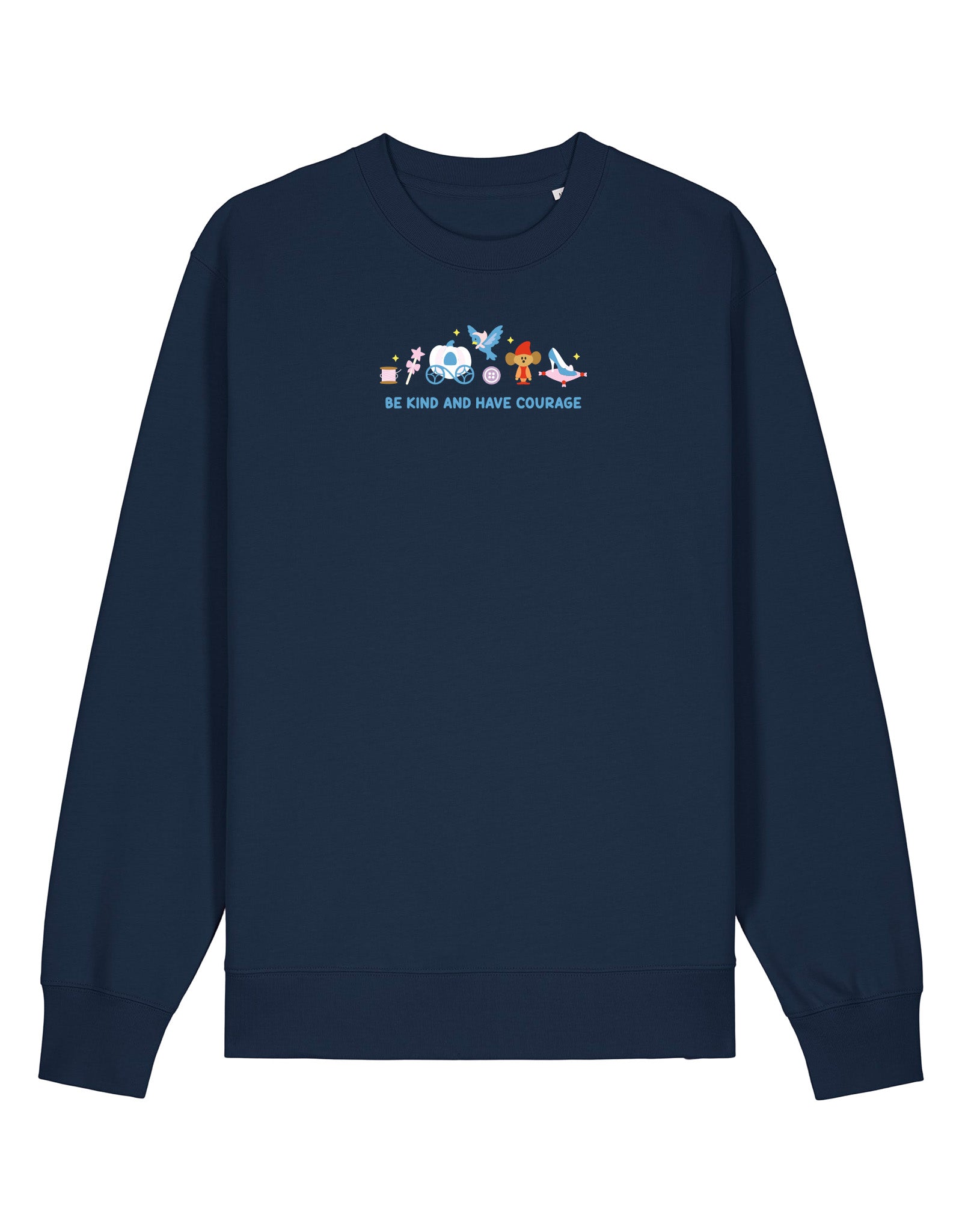 Cinderella Embroidered Organic Cotton Sweatshirt