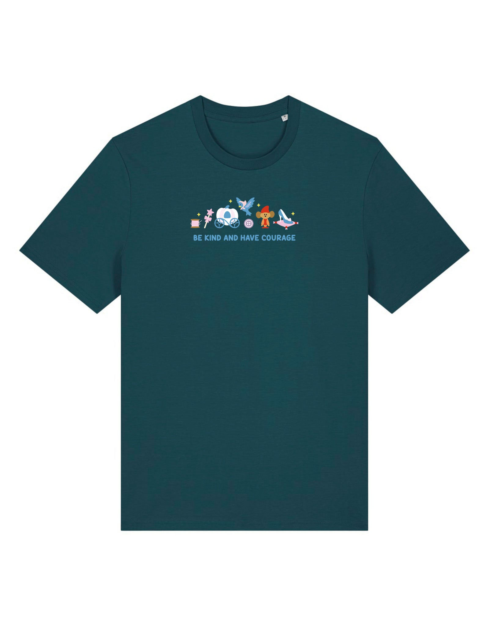 Cinderella Embroidered Organic Cotton T-Shirt