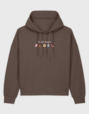 Cosy Club Embroidered Boxy Organic Cotton Hoodie