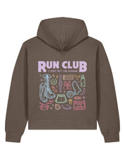 Run Club Boxy Organic Cotton Hoodie