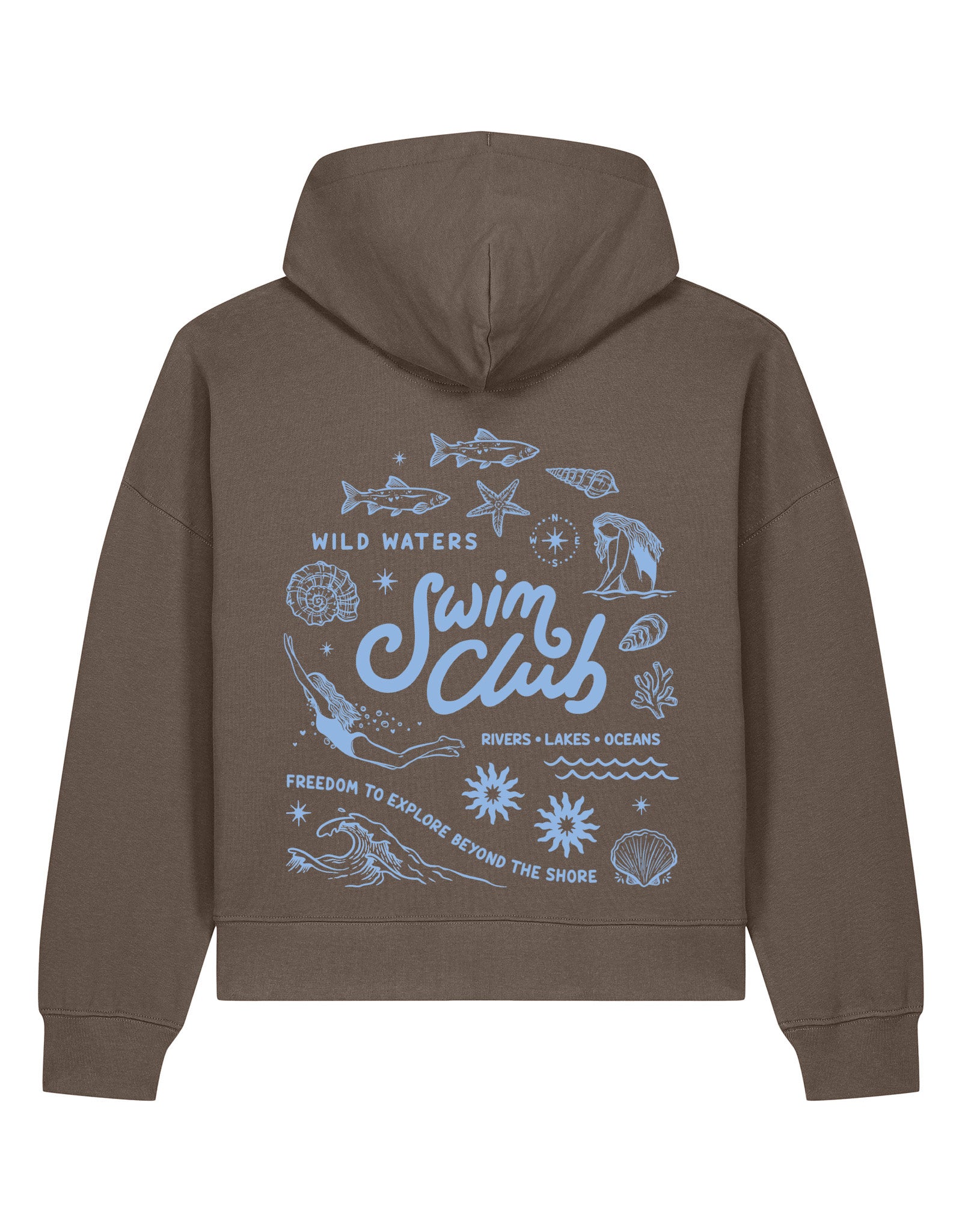 Swim Club Boxy Organic Cotton Hoodie