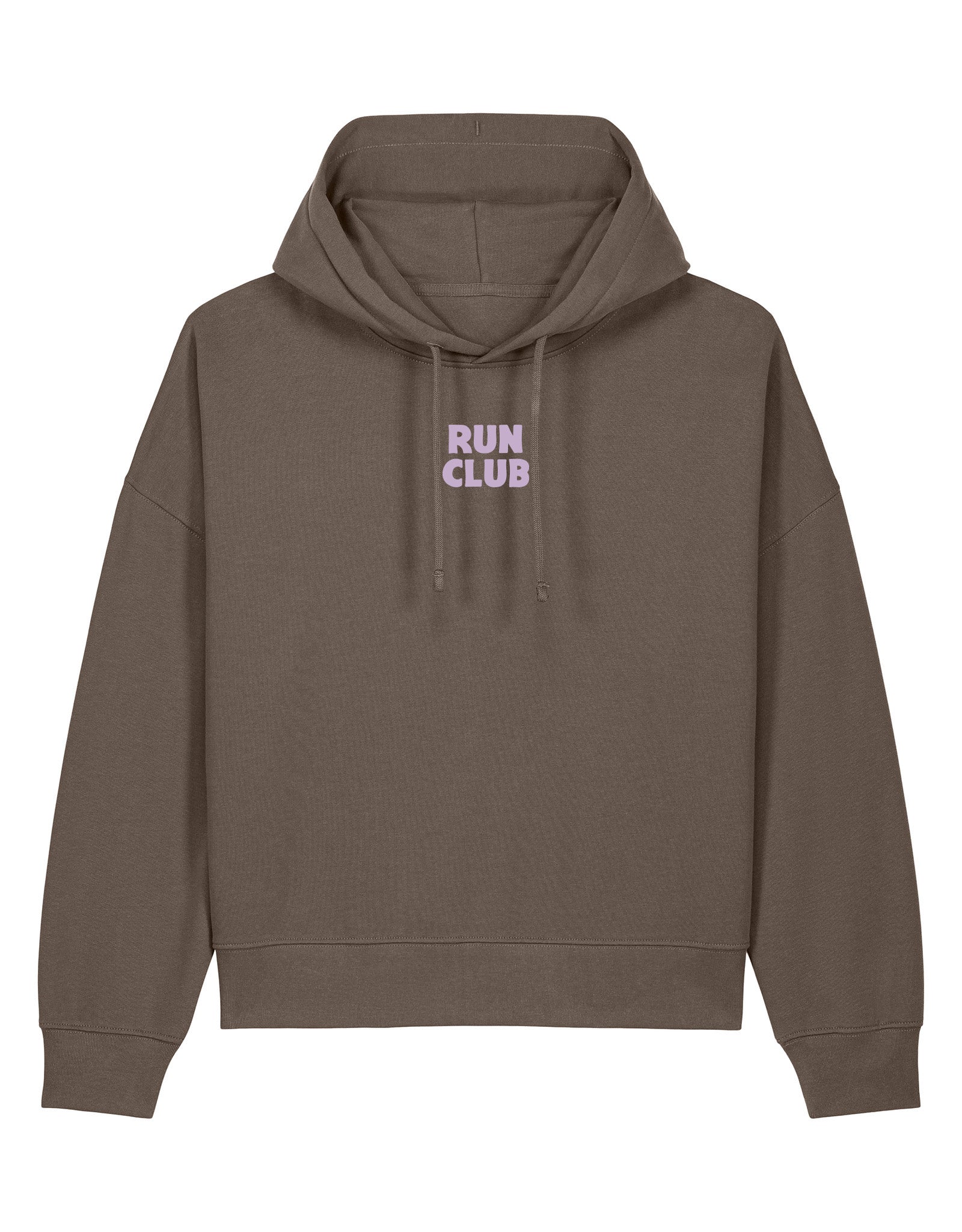 Run Club Boxy Organic Cotton Hoodie