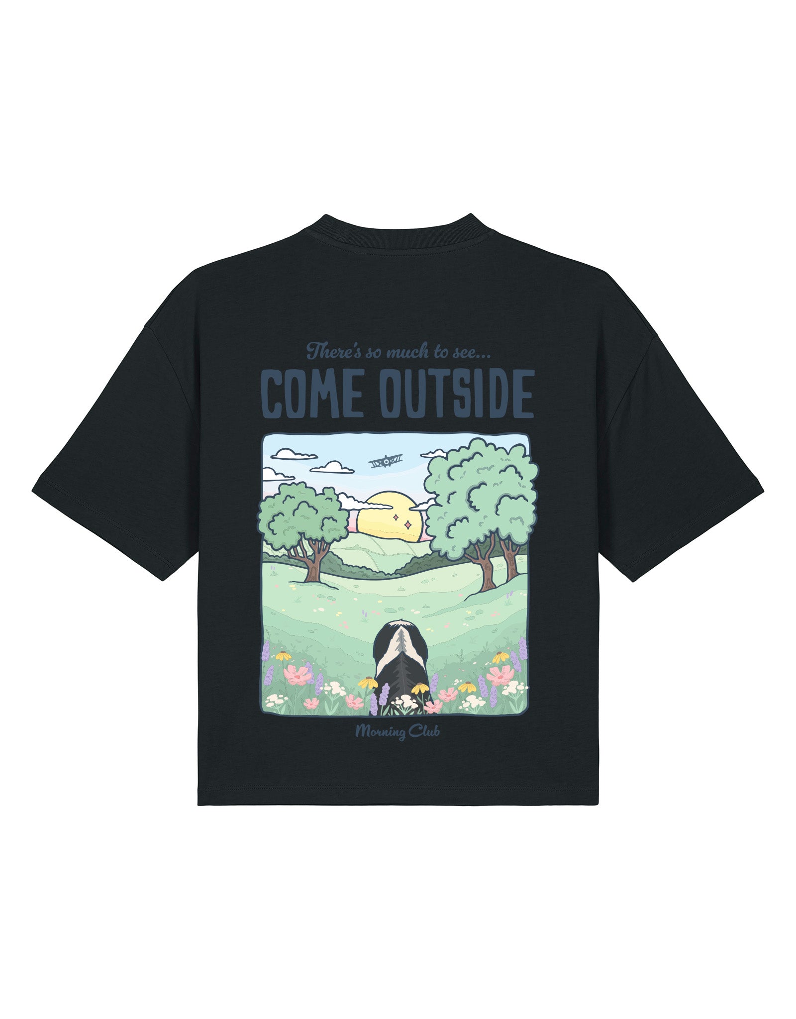 Come Outside Boxy Organic Cotton Tee