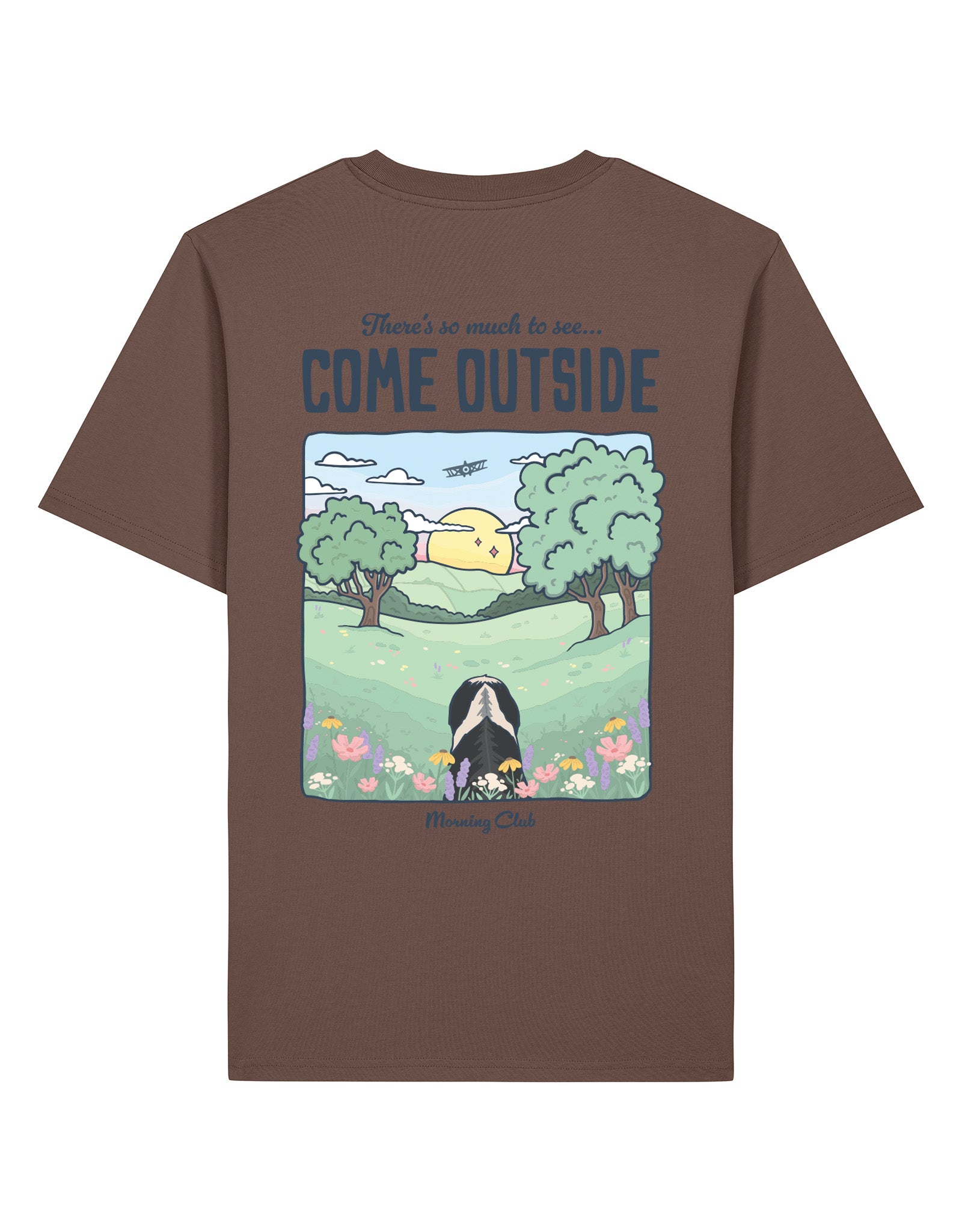 Come Outside Printed Organic Cotton T-Shirt