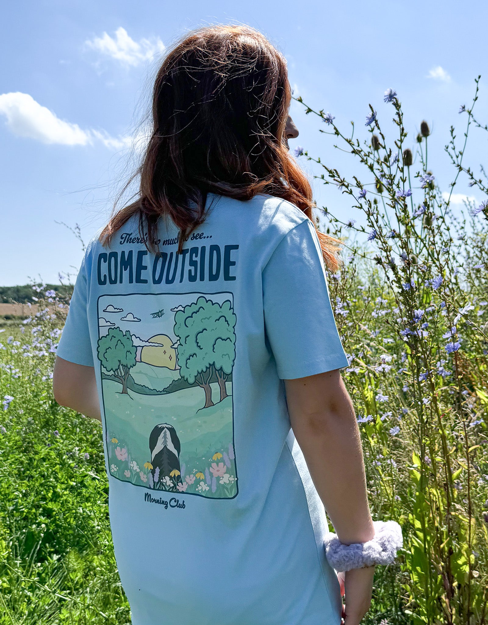 Come Outside Printed Organic Cotton T-Shirt
