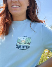 Come Outside Printed Organic Cotton T-Shirt