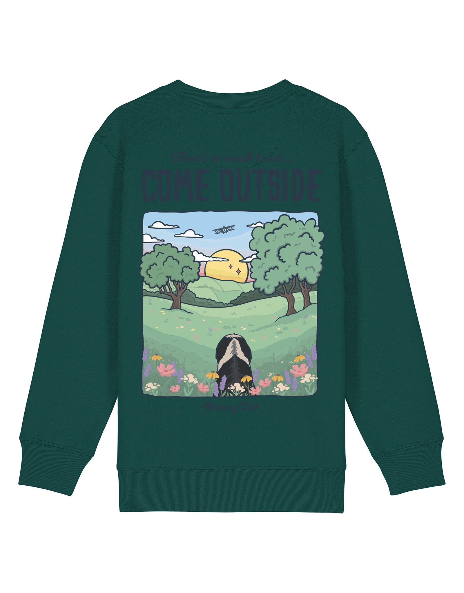 Come Outside Organic Cotton Childrens Sweatshirt