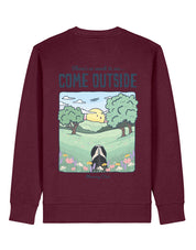 Come Outside Printed Organic Cotton Sweatshirt