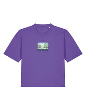 Come Outside Printed Boxy Organic Cotton Tee