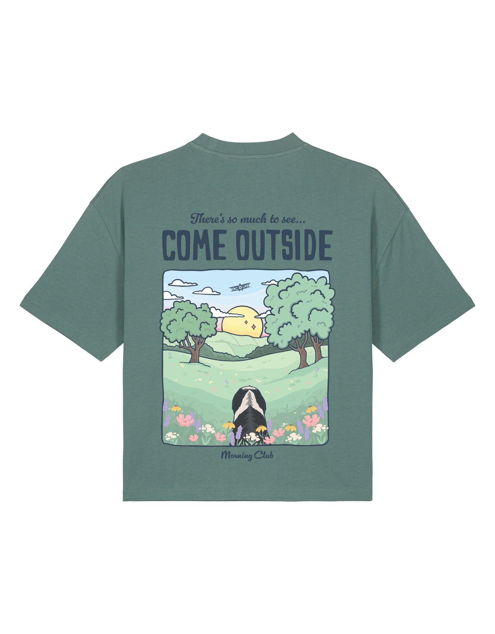 Come Outside Boxy Organic Cotton Tee