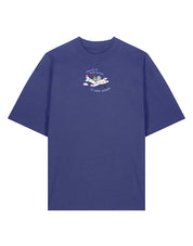 Come Outside Embroidered Oversized Organic Cotton Tee