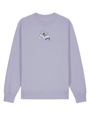 Come Outside Embroidered Organic Cotton Sweatshirt
