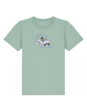 Come Outside Embroidered Organic Cotton Childrens T-Shirt