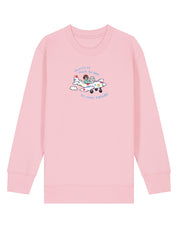 Come Outside Embroidered Organic Cotton Childrens Sweatshirt