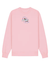 Come Outside Embroidered Organic Cotton Sweatshirt