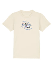 Come Outside Embroidered Organic Cotton Childrens T-Shirt
