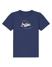 Come Outside Embroidered Organic Cotton Childrens T-Shirt