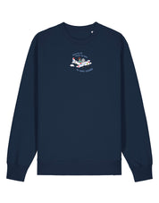 Come Outside Embroidered Organic Cotton Sweatshirt