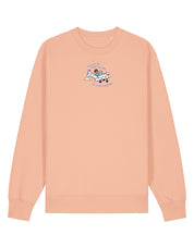 Come Outside Embroidered Organic Cotton Sweatshirt