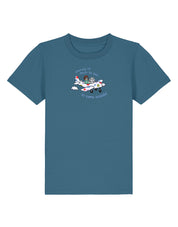 Come Outside Embroidered Organic Cotton Childrens T-Shirt