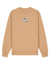 Come Outside Embroidered Organic Cotton Sweatshirt