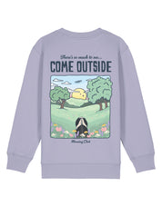 Come Outside Organic Cotton Childrens Sweatshirt