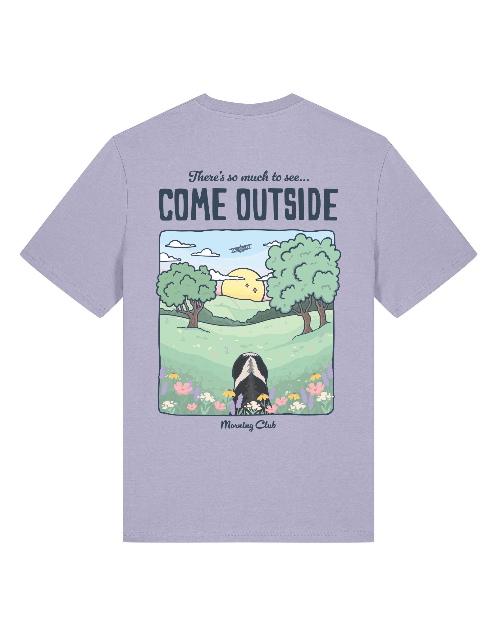 Come Outside Printed Organic Cotton T-Shirt