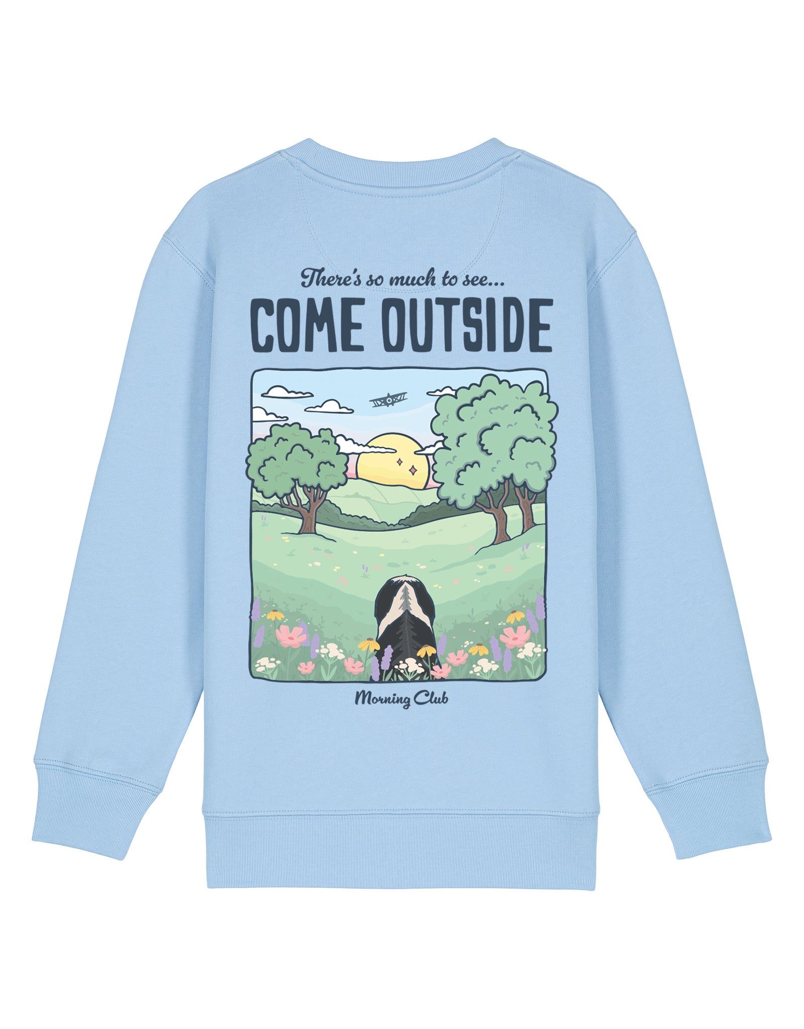 Come Outside Organic Cotton Childrens Sweatshirt