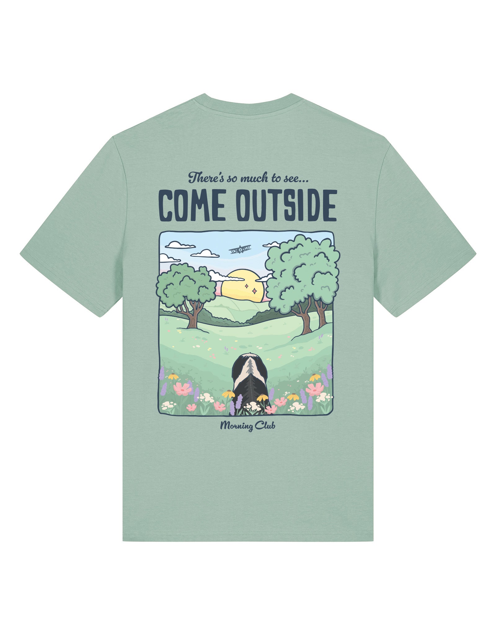 Come Outside Printed Organic Cotton T-Shirt